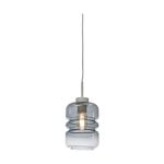 It's about RoMi Pendelleuchte Verona Glas Grau | Geeignet für 1x E27 