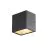 SLV Sitra S Wandleuchte Aluminium Grau 6.2W 620lm - 830-840 CCT | Außenbeleuchtung - IP44
