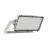 Ledvance LED-Scheinwerfer Max Radial 10 Aluminium Grau 600W 86000lm 180d - 830 Warmweiß | IP66 - Symmetrisch