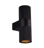 Nordlux Kyklop Wandleuchte Aluminium Schwarz Up & Down | Geeignet für 2x GU10
