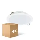 Mehrfachpackung 4x Philips LED Downlight Lediniare DN065B Meta lWeiß 12W 1200lm 110D - 830-840-865 CCT | 175mm - Ausschnitt 150mm - IP20