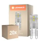 Mehrfachpackung 20x Ledvance Performance LED Kapsel Klar G9 1.9W 200lm - 827 Extra Warmweiß | Ersatz Für 20W