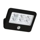 Eglo Wandleuchte Gavello Schwarz 840 Kaltweiß | IP54 - Bewegungssensor